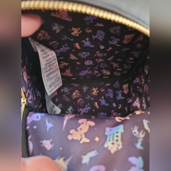 Walt Disney World 50th Anniv Loungefly Large Backpack & Minnie Mouse Stuff - Picture 10 of 16